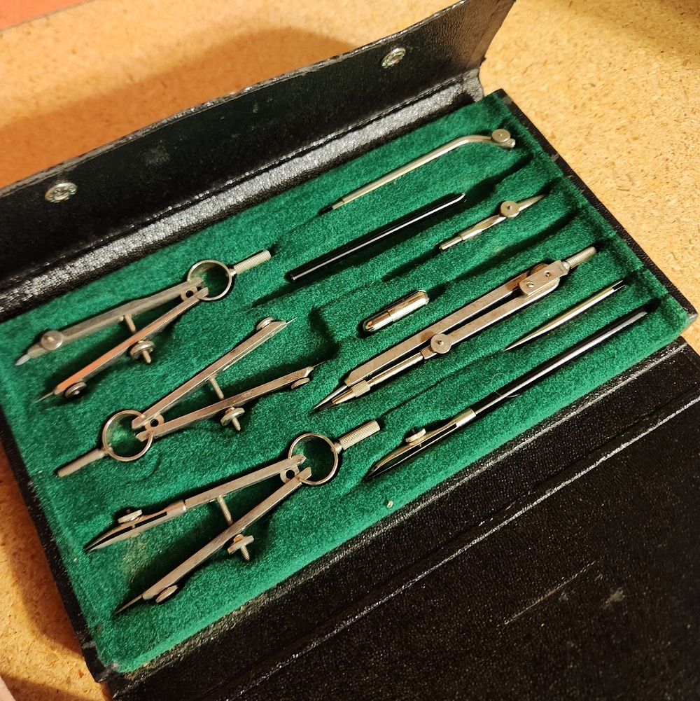 Vintage Lafayette F-13 Engineering Drafting Tools